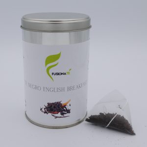 té negro english breakfast lata de pirámides