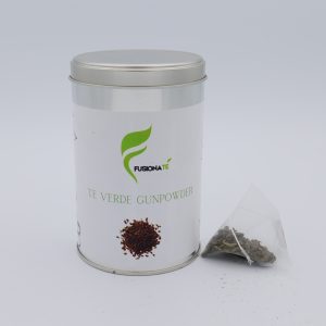 té verde gunpowder lata de pirámides
