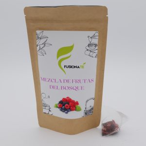 mezclas de frutas del bosque bolsa zip de pirámides